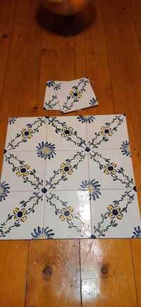 Antigos Azulejos da Antiga Fábrica  Constância. PINTURA MANUAL Novos.