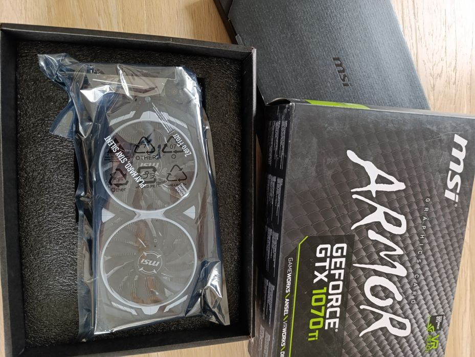 MSI GeForce GTX 1070 TI ARMOR 8GB GDDR5 VR Ready