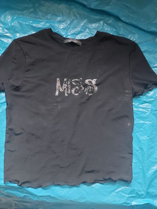 Tshirt śiatkowy dziewczęcy rozmiar S firma Bershka