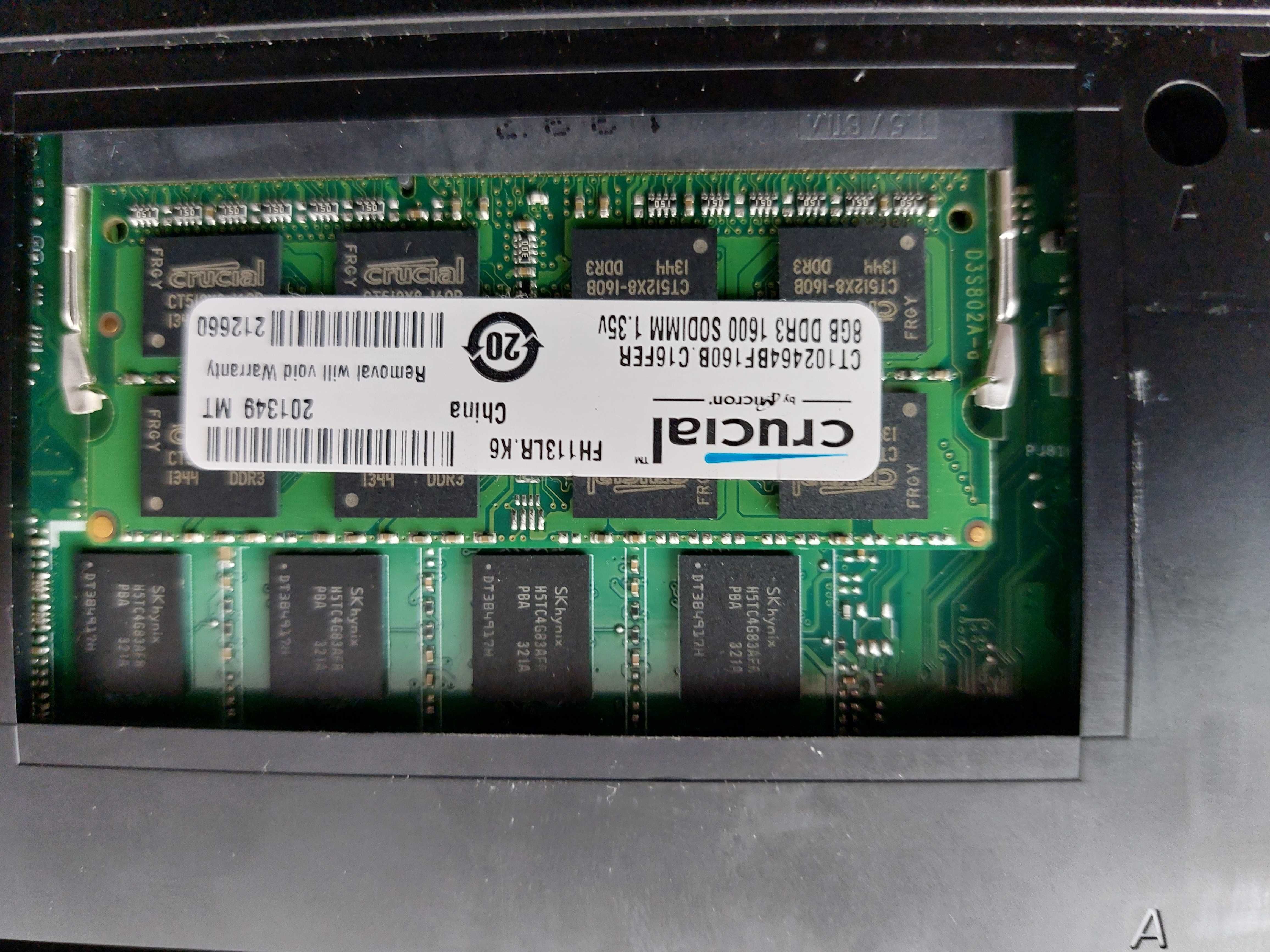 Asus X550V - płyta główna + RAM