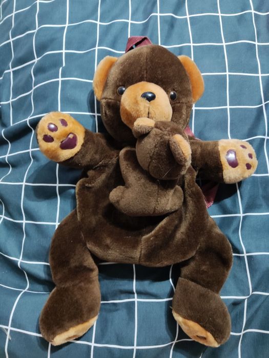 Miś z malym misiem - pleczaczek