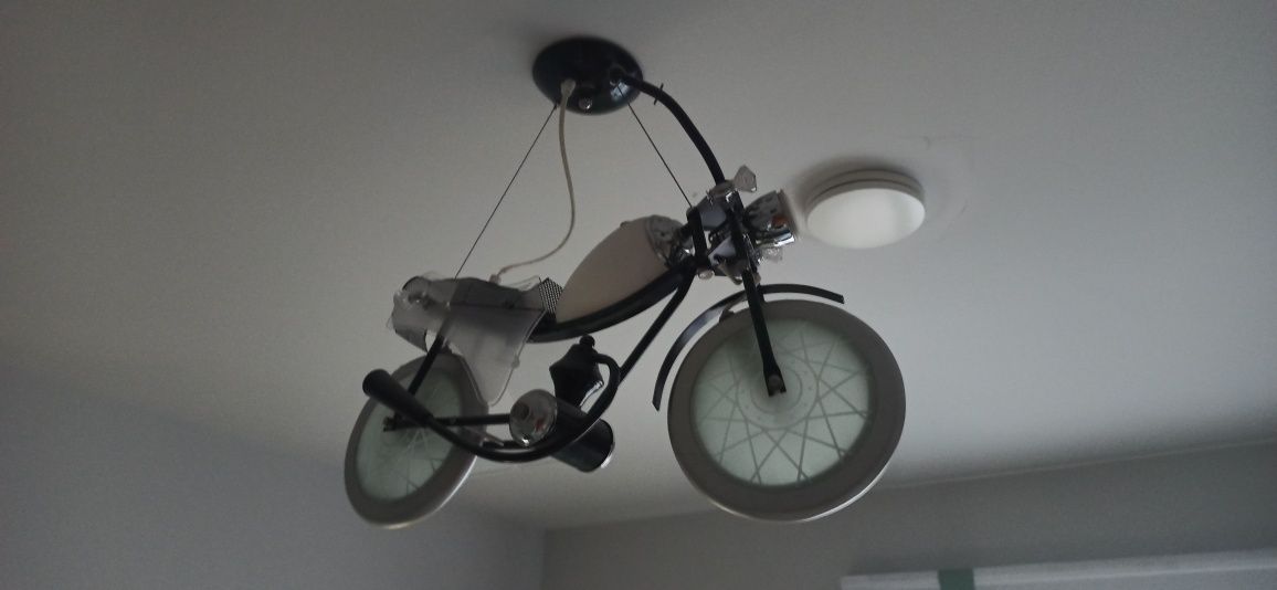 Lampa wisząca motocykl - jako gratis druga identyczna do naprawy!!!