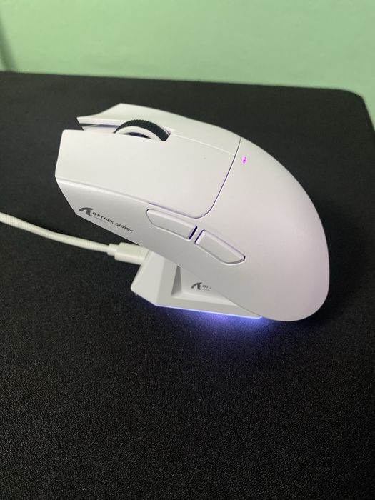 Ігрова мишка Atack Shark X11/ White/Paw3311