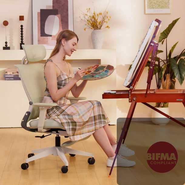 Ergonomiczne krzesło biurowe, składane