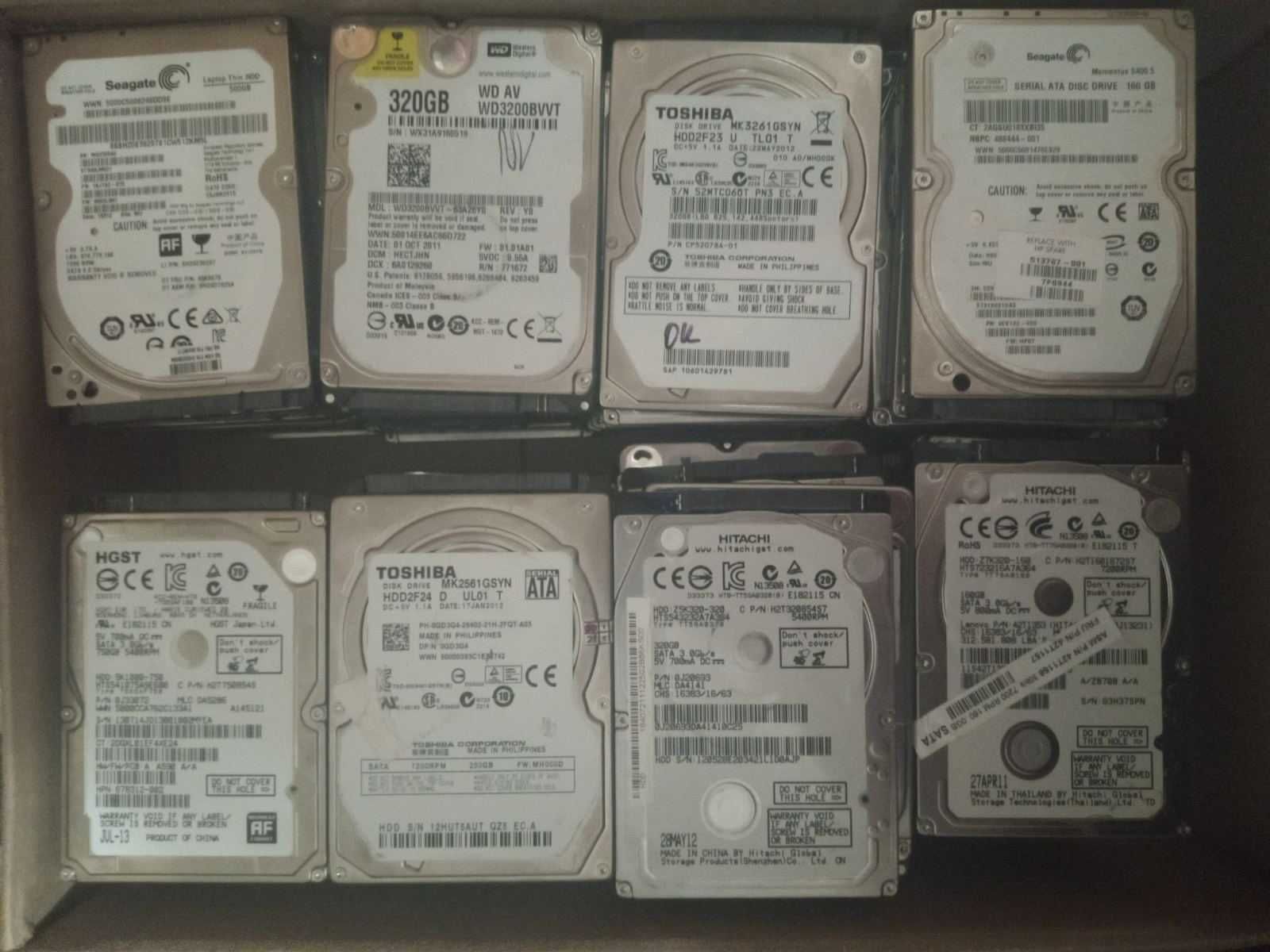 HDD жёсткий диск 2.5 для ноутбука (160-250-320-500Gb) количество