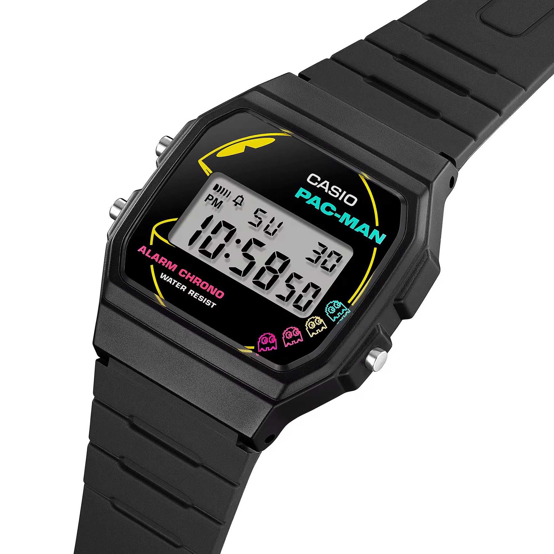 Zegarek męski CASIO F-91WPC-1ADR (zd086b) - PAC-MAN