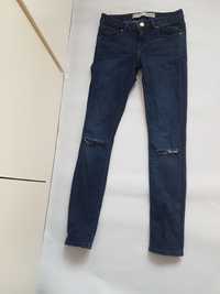 Jeansy  Denim Co. granat, 36/34