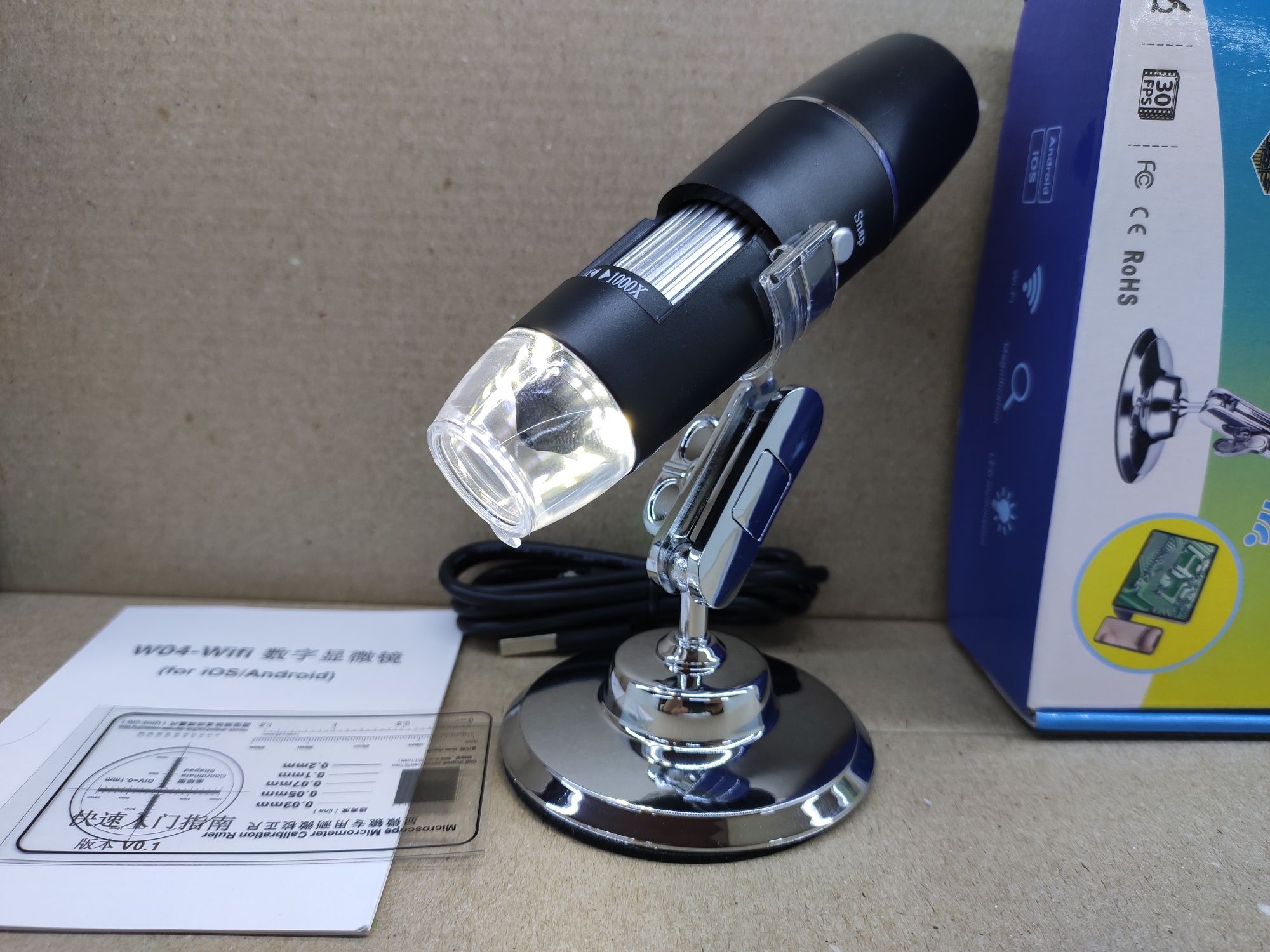 Цифровой микроскоп с WiFi