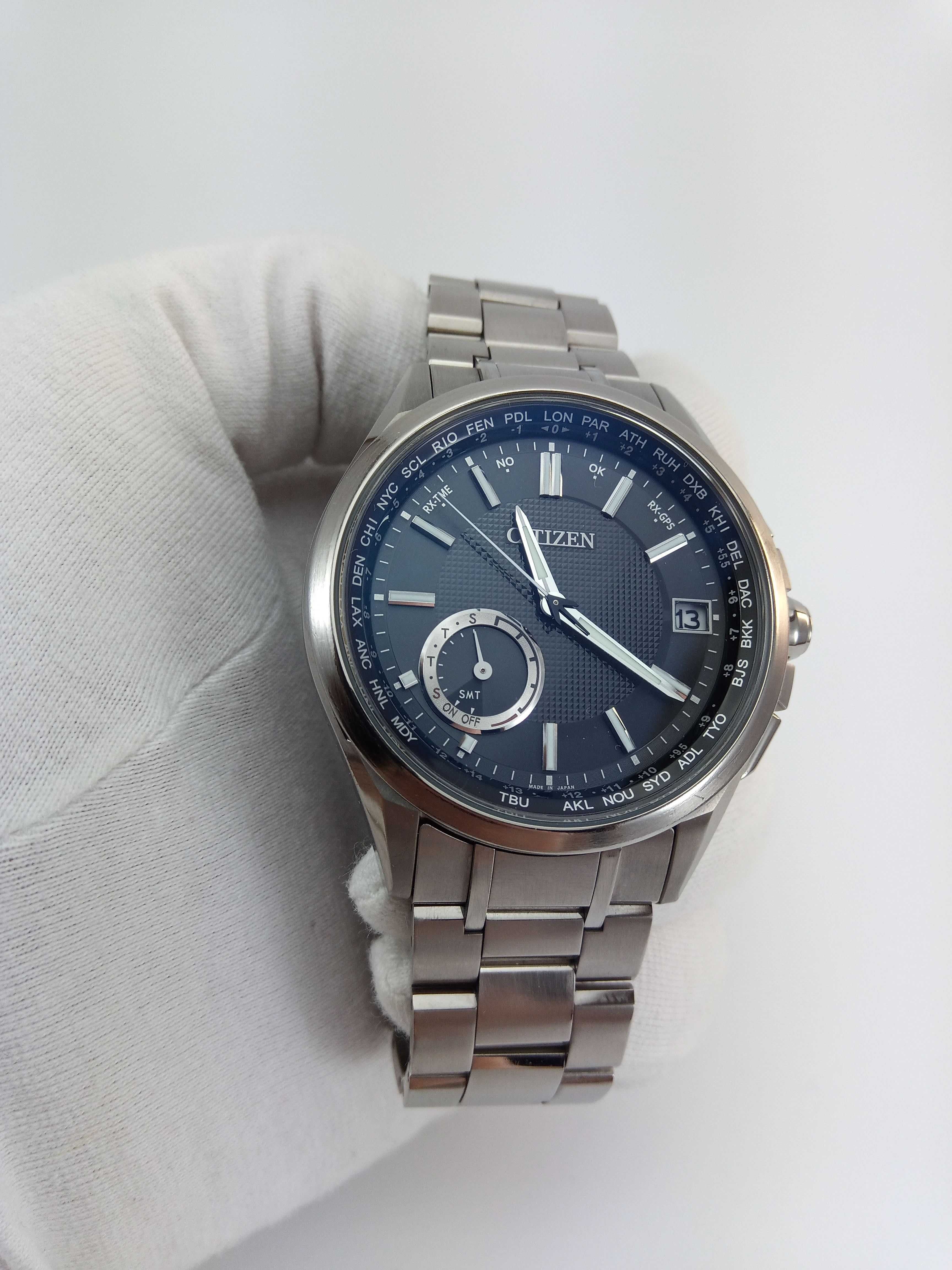 Citizen GPS Attesa CC3010-51E Eco-Drive титан вечник сапфир для Японии