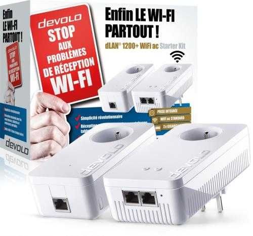 Kit Wi-Fi Powerline DEVOLO DLAN1200+