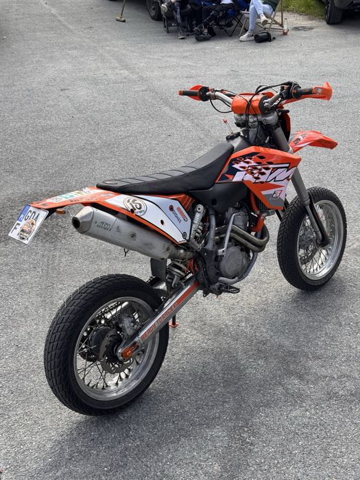 KTM EXC 520 na A2 supermoto SM RFS restyle