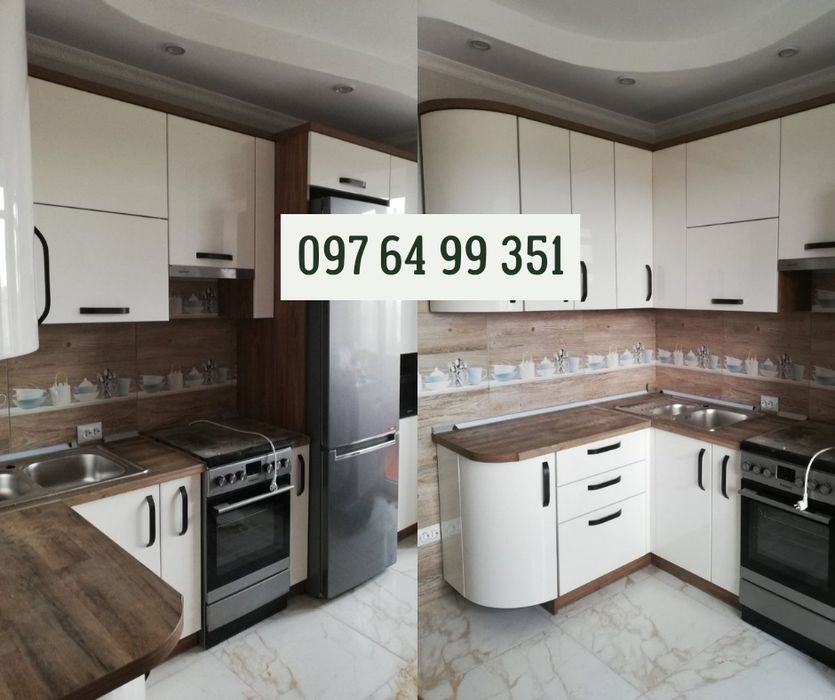 Кухня на замовлення вигідно. Кухонний стіл, стільниця, шафа, крісла