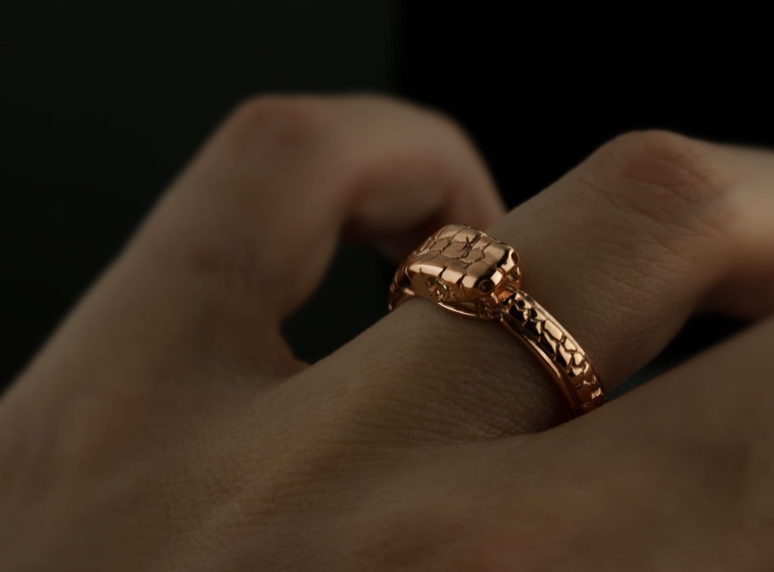 Diamentowy pierścionek Jormungand | TYVODAR.COM