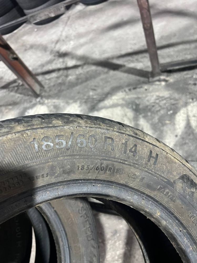 185/60/14 Gislaved комплект летних шин 6.5мм