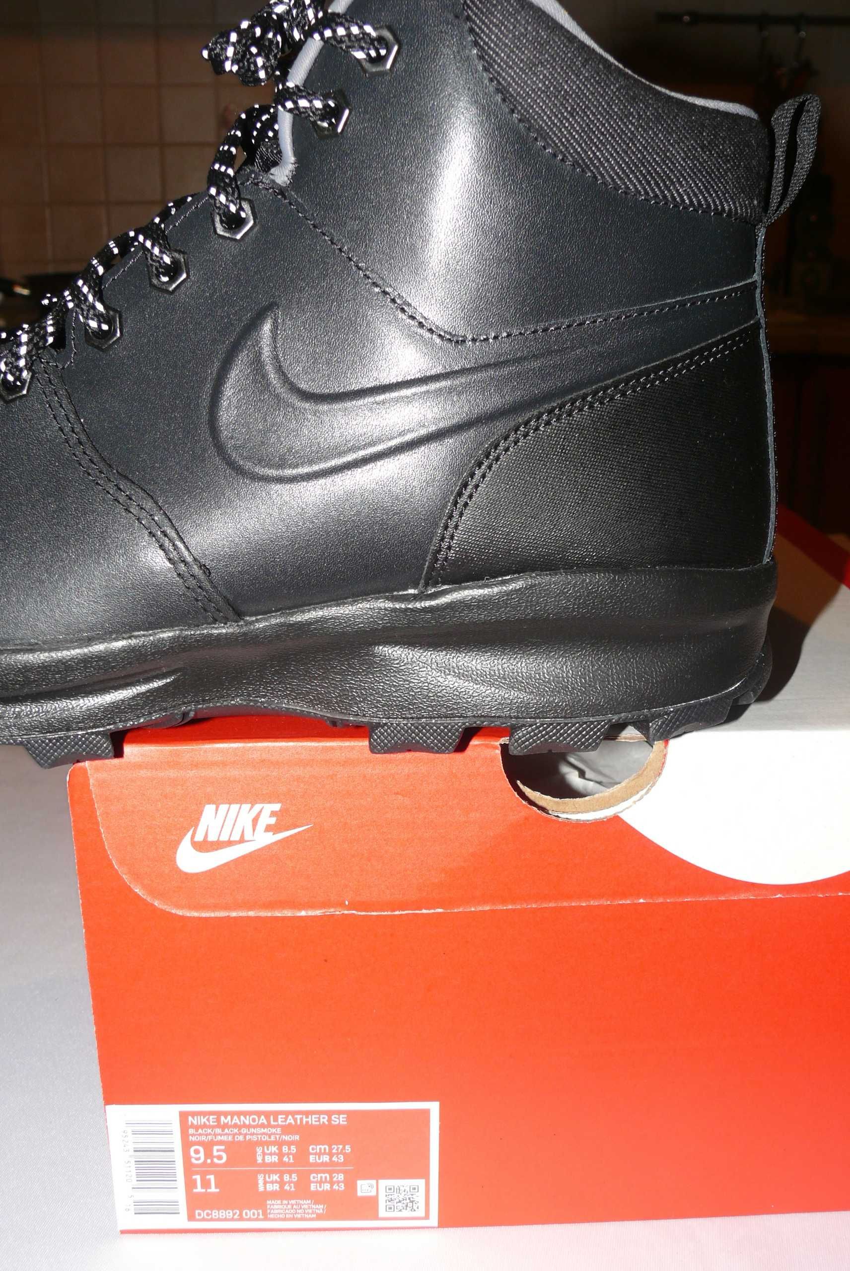 Buty zimowe trekkingowe Nike Manoa Leather SE  44,5 EU /45 EU /45,5 EU