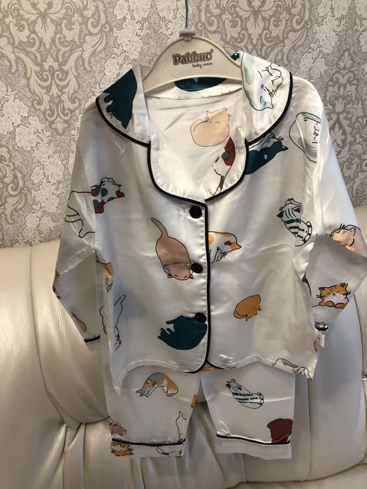 Дитяча піжама атласна