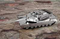 Металевий 3D конструктор танк Абрамс