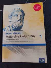 Ponad Słowami Maturalne karty pracy z dziennikem lektur 1