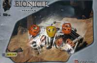 LEGO Bionicle 8539 Манас инструкция + три маски