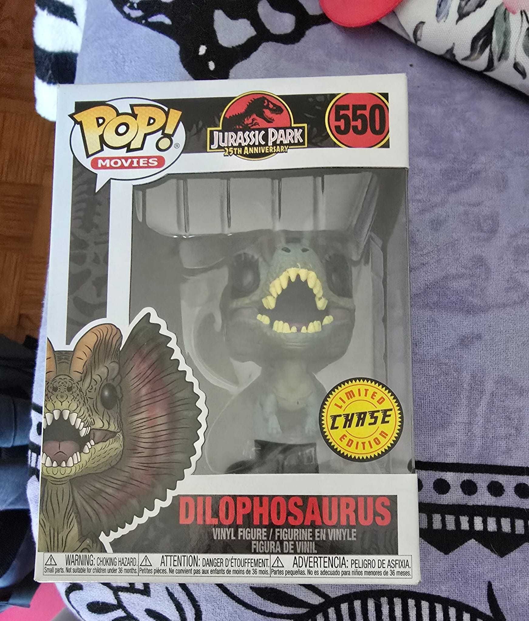 Funko POP! Jurassic World 25th Anniversary Dilophosaurus #550 CHASE