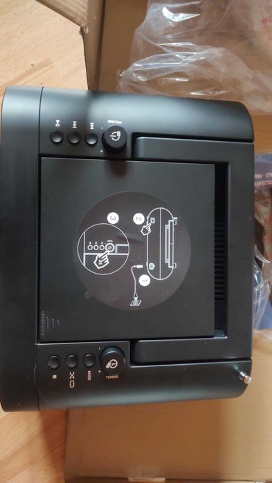 boombox b4 klim czarny radio cd