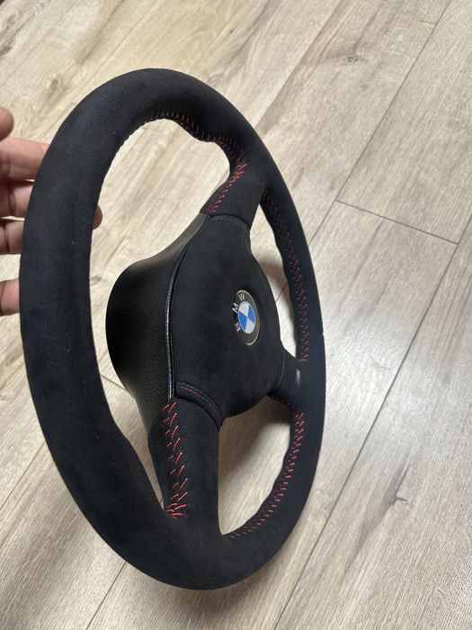 М кермо руль bmw e36 m tech 370мм алькантара