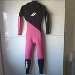 Fato surf mulher rosa e preta JANGA