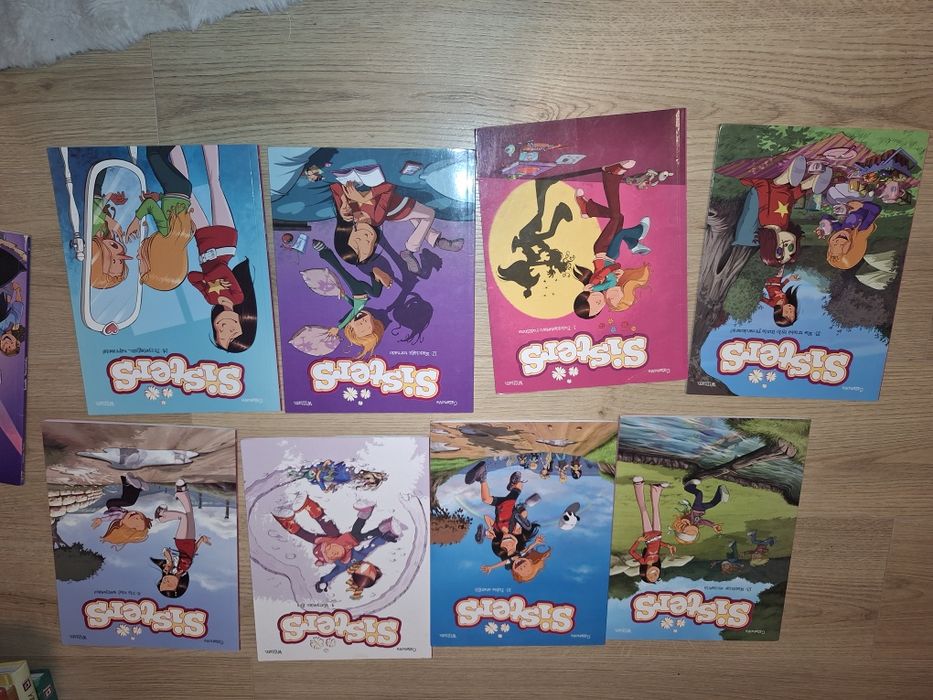 Sisters 16 tomów komiksy dla dziewczynki Cazevone + Kumpelki t1.