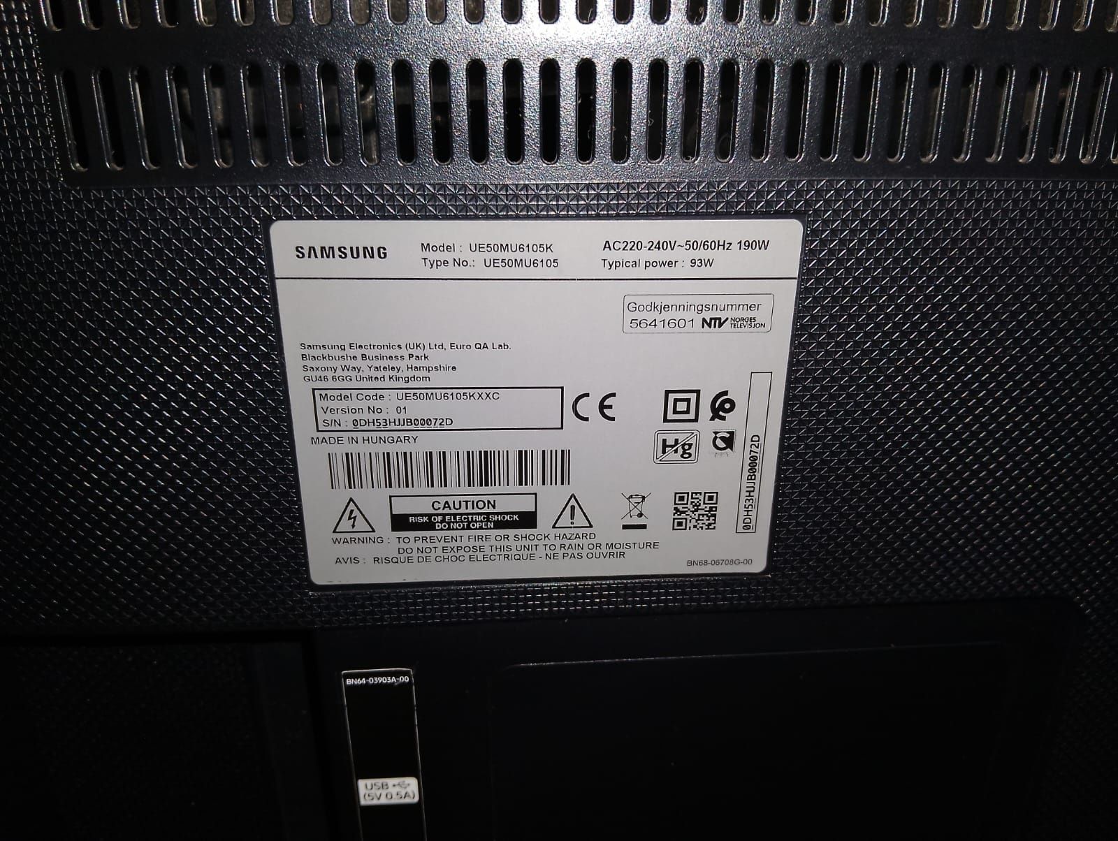 TV Samsung 50 polegadas