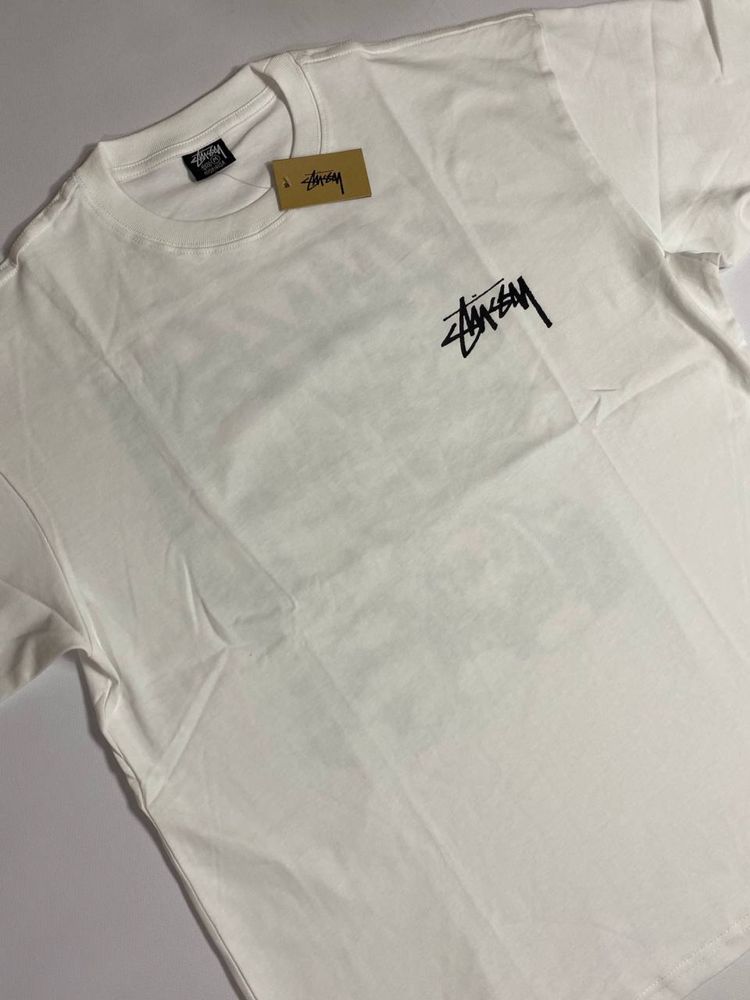 футболка Stussy Cat T-Shirt White