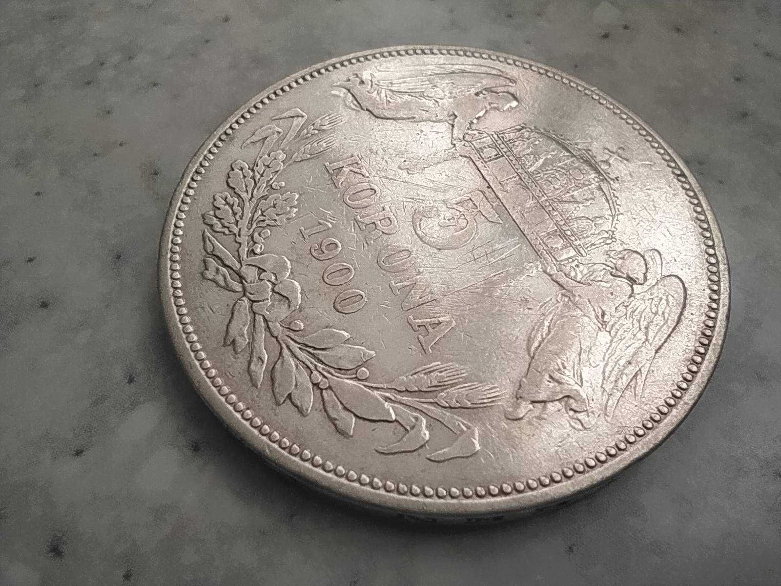5 корон 1900, Австро-Угорщина (24 грами срібло 0.900)