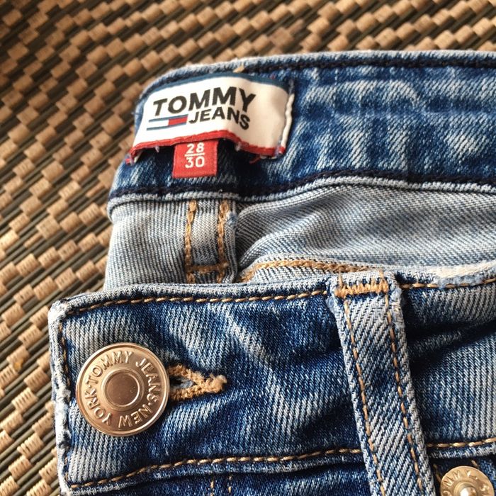 Spodnie rurki S/M  dziewczęce Tommy Jeans