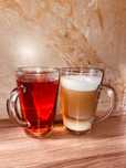 Nowe Szklanki Do Kawy Latte + łyżeczki Zestaw Szklanek Na Kawę X6