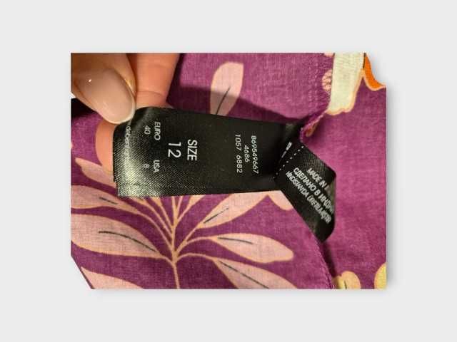 Sukienka maxi Debenhams 40 L bawełna w kwiaty boho lato wesele