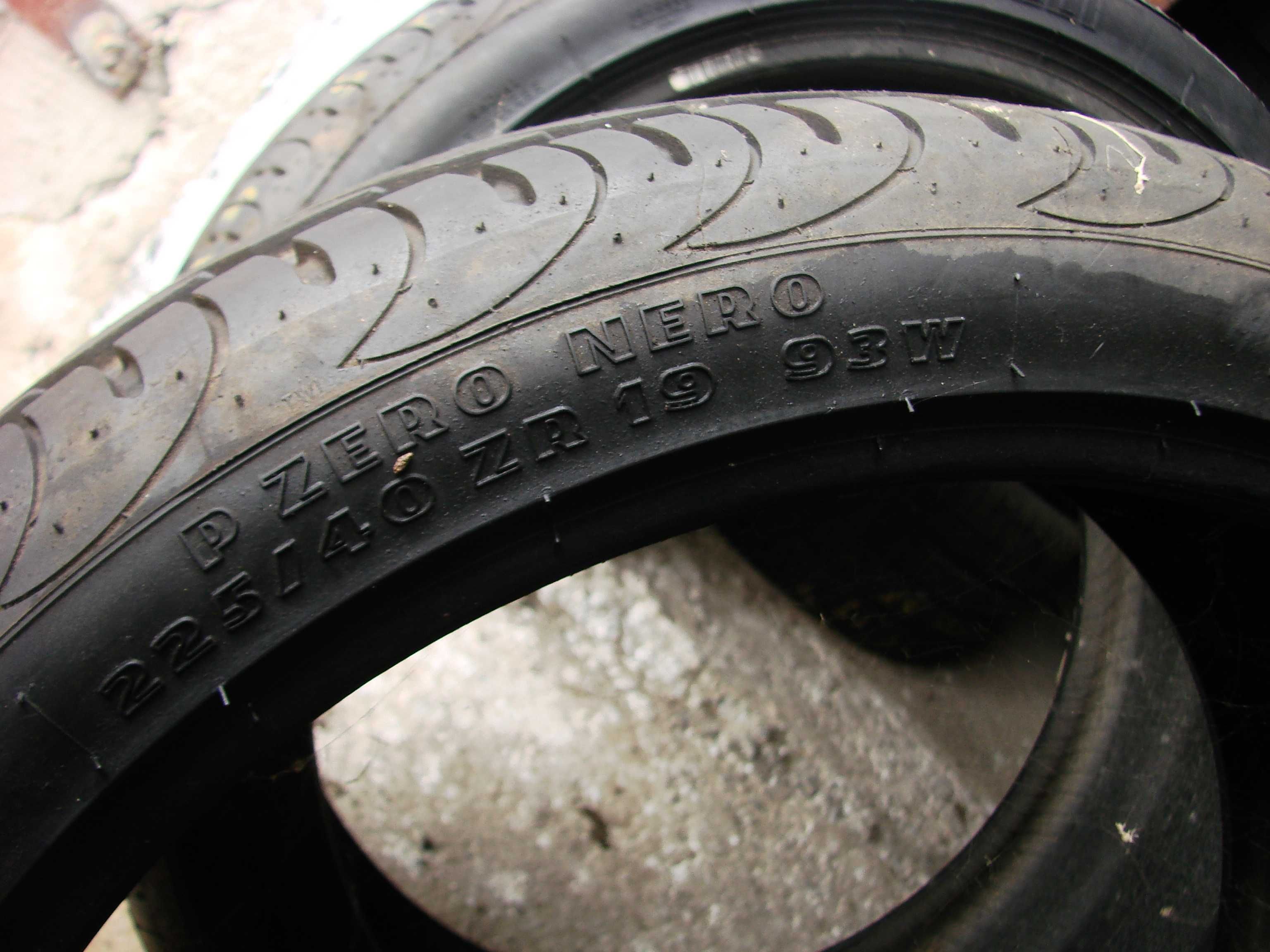 225 40 r 19 225/40/19 Pirelli PZero Nero