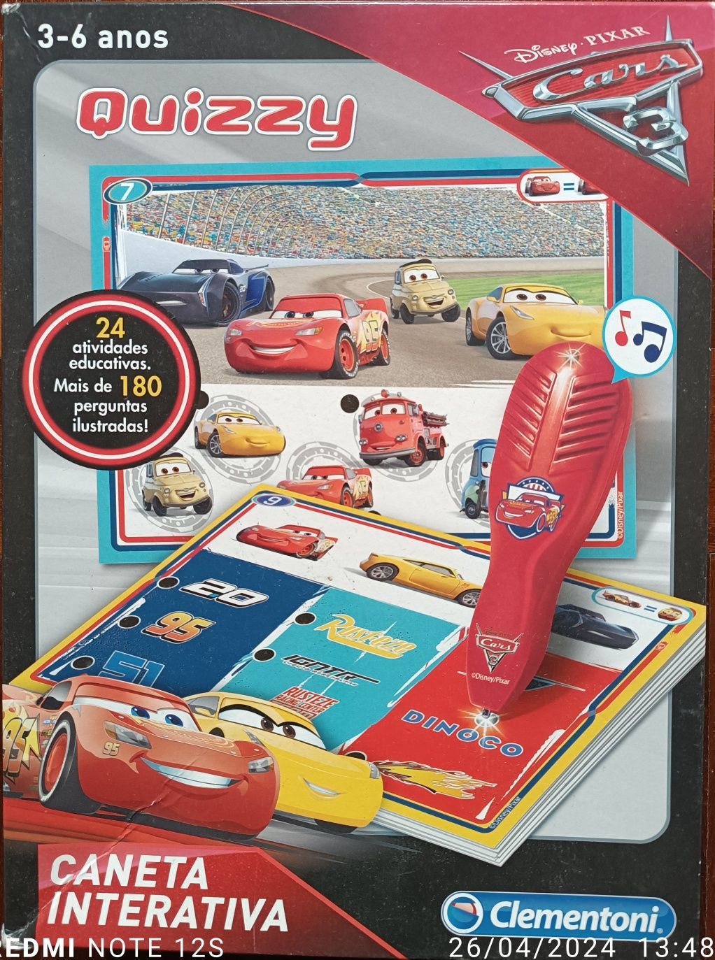 Caneta interativa "CARS 3" 3-6 Clementoni