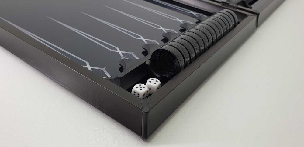 Нарды алюминиевые. Дизайн на заказ. Подарок мужу. Бренд Art-limit.