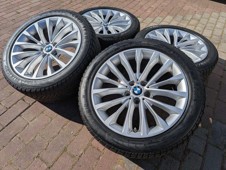 Koła Zima Felgi Z Oponami BMW 5 G30 G31 TPMS 18 CALI 7J ET40 245/45/18