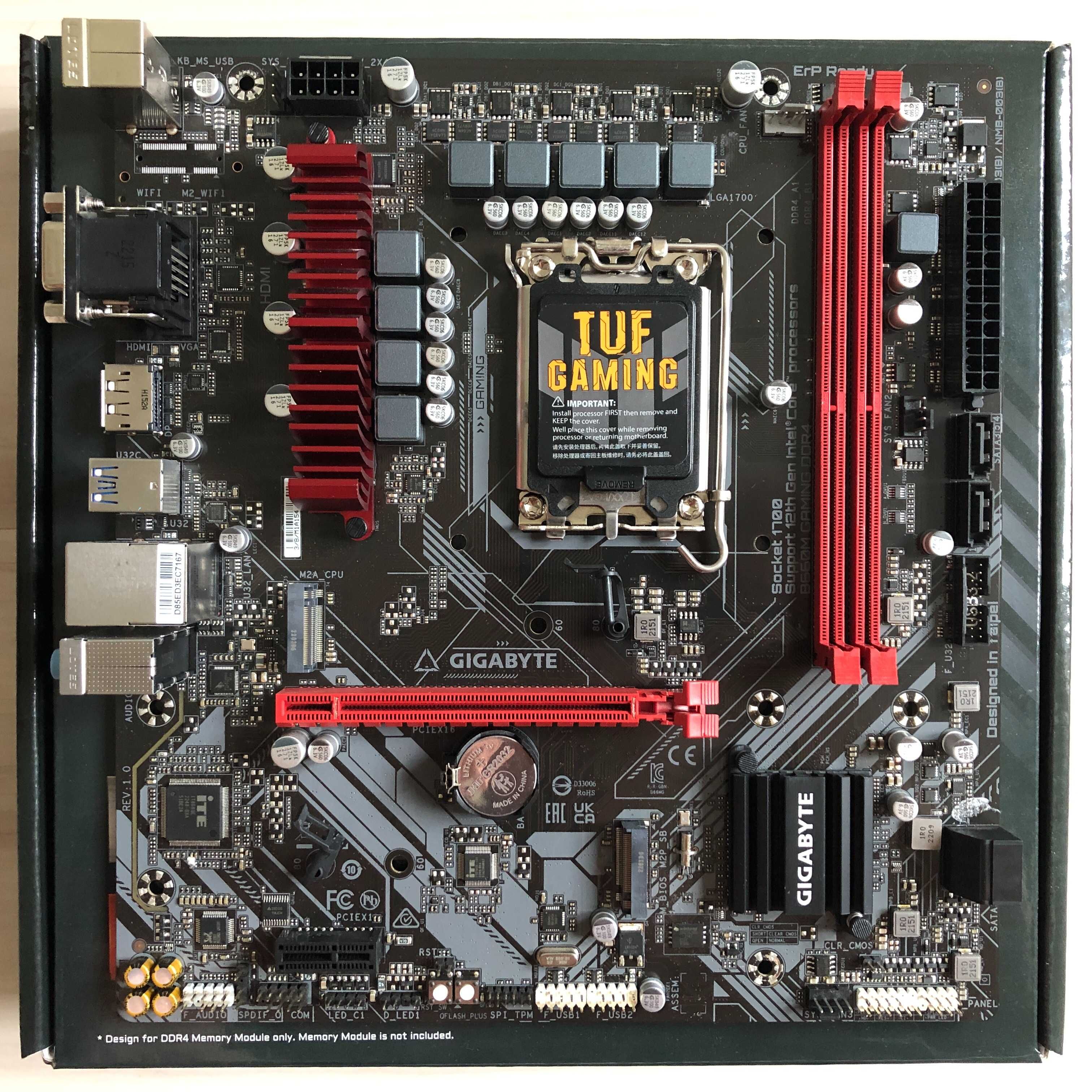 Płyta główna GIGABYTE B660M Gaming DDR4, LGA 1700, INTEL