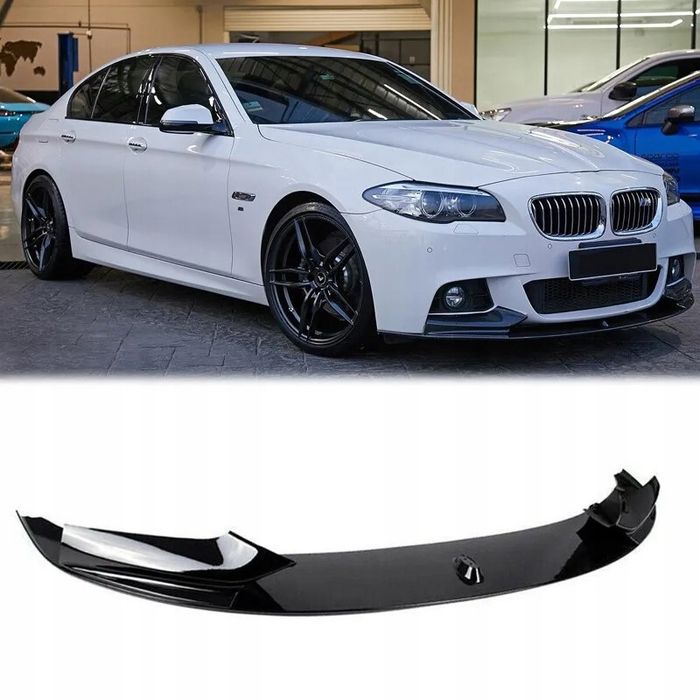 Dokładka Spliter BMW 5 F10 F11 M Performance Czarny Połysk Black