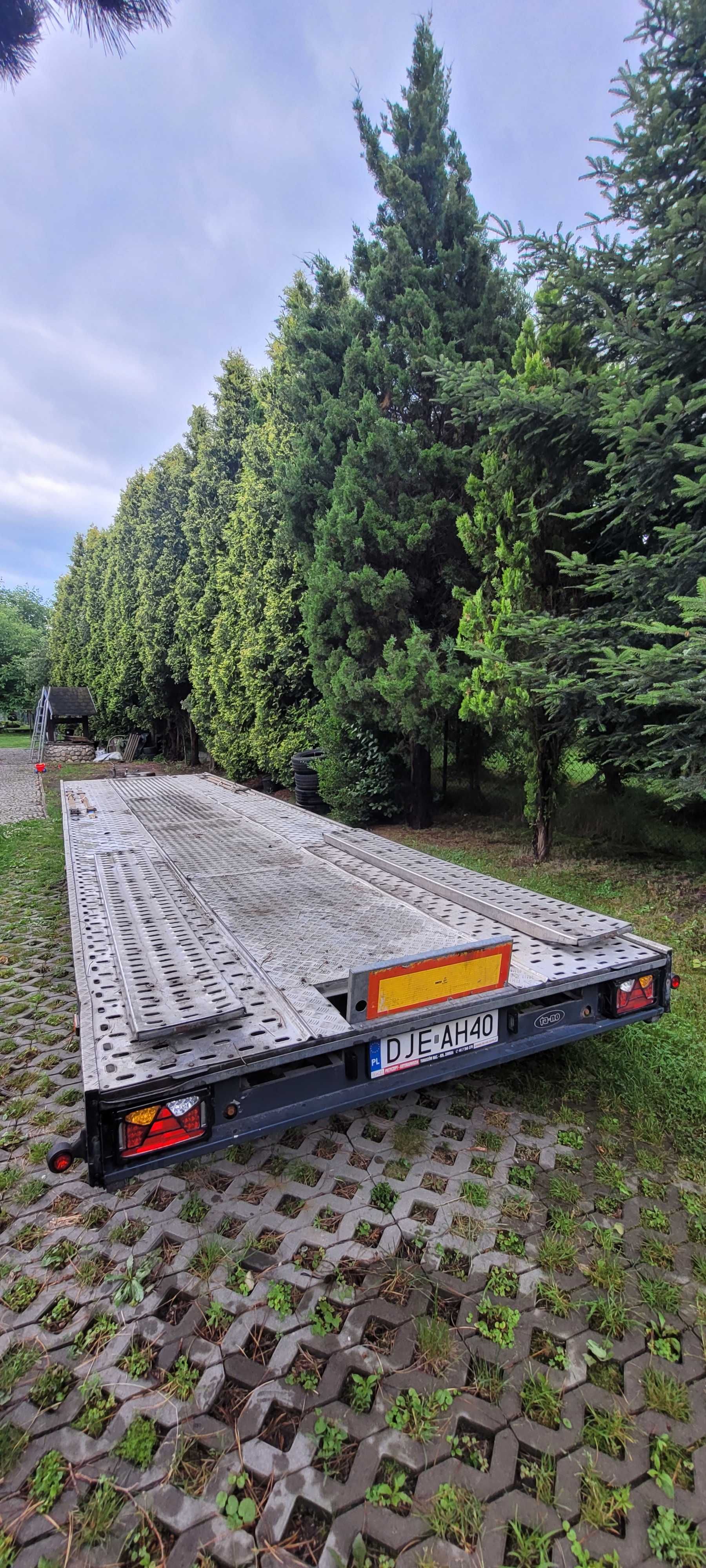 Laweta iveco daily + przyczepa fv23%
