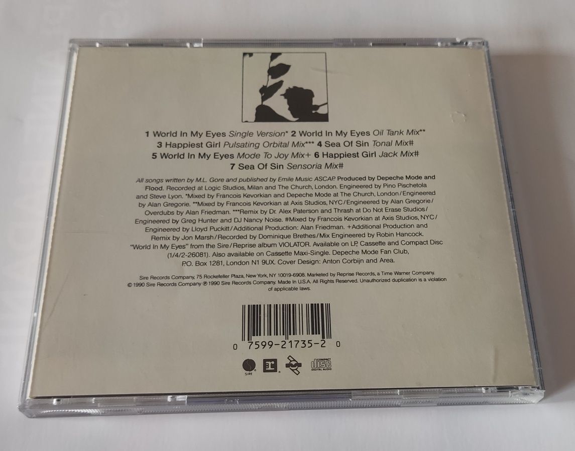 Depeche Mode World in my eyes/Happiest girl/Sea of sin