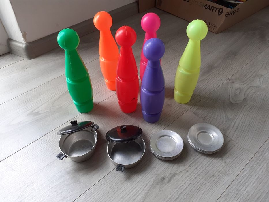 Mix zabawek używanych.