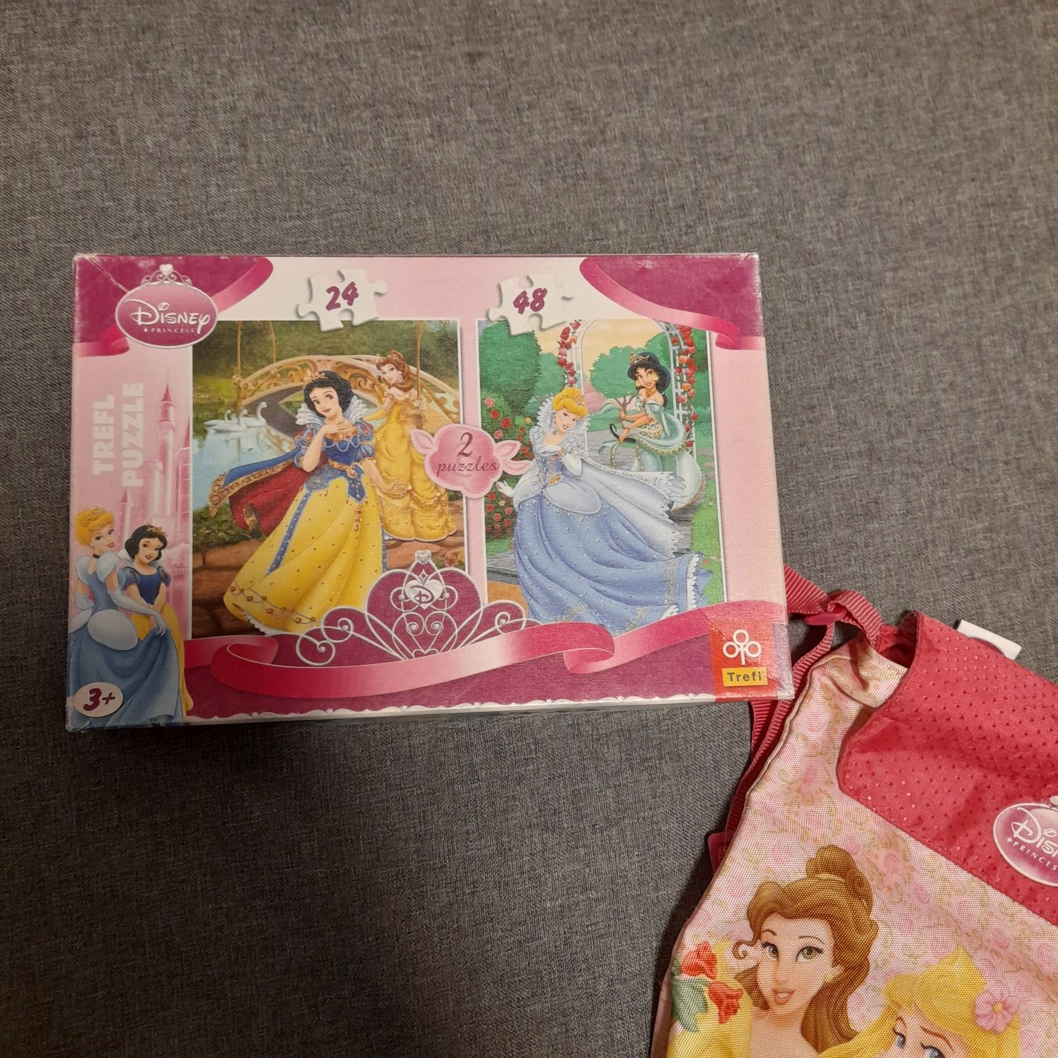 Torebka i puzzle 2 w 1 Ksiezniczki