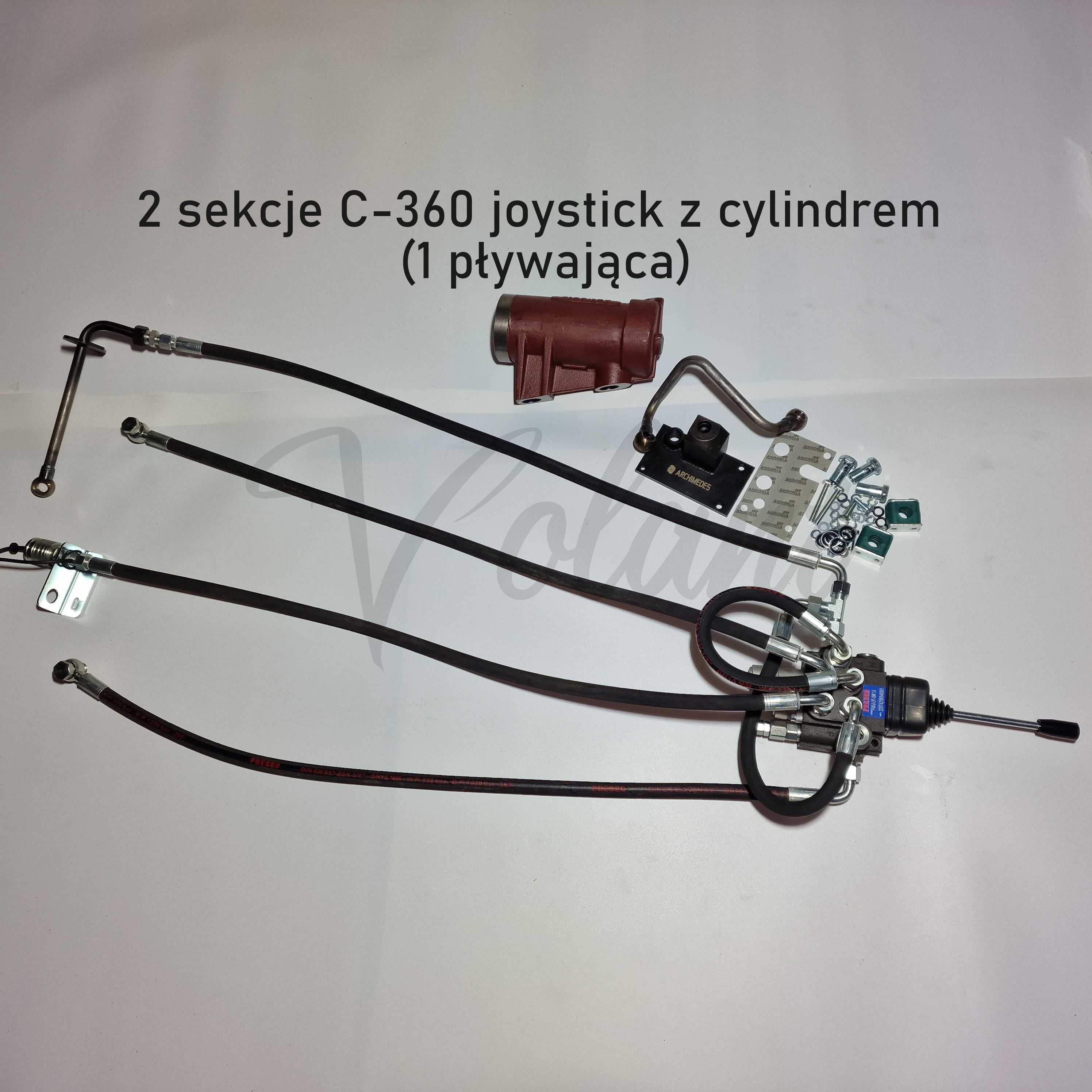 Rozdzielacz 2 Sekcyjny Ursus C-360 Zewnętrzny Joystick Cylinder Kpl.