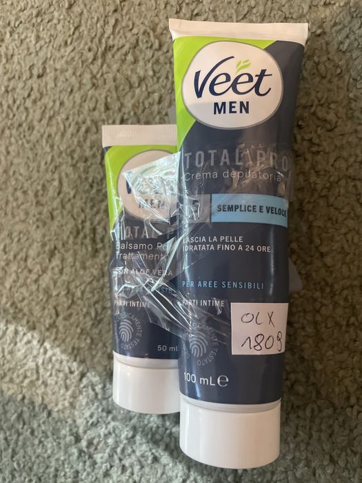 Veet men total pro krem do depilacji + balsam 1809