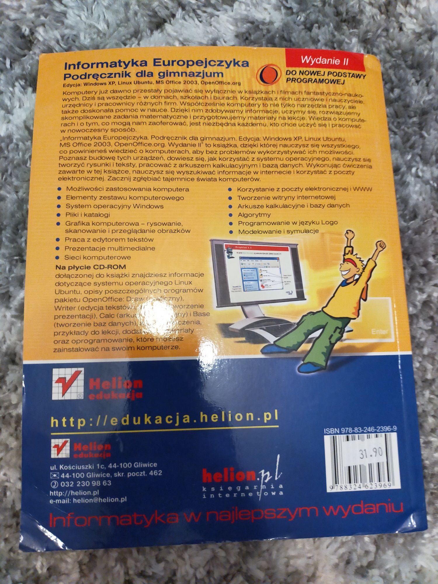 Podręcznik do informatyki dla gimnazjum Informatyka Europejczyka
