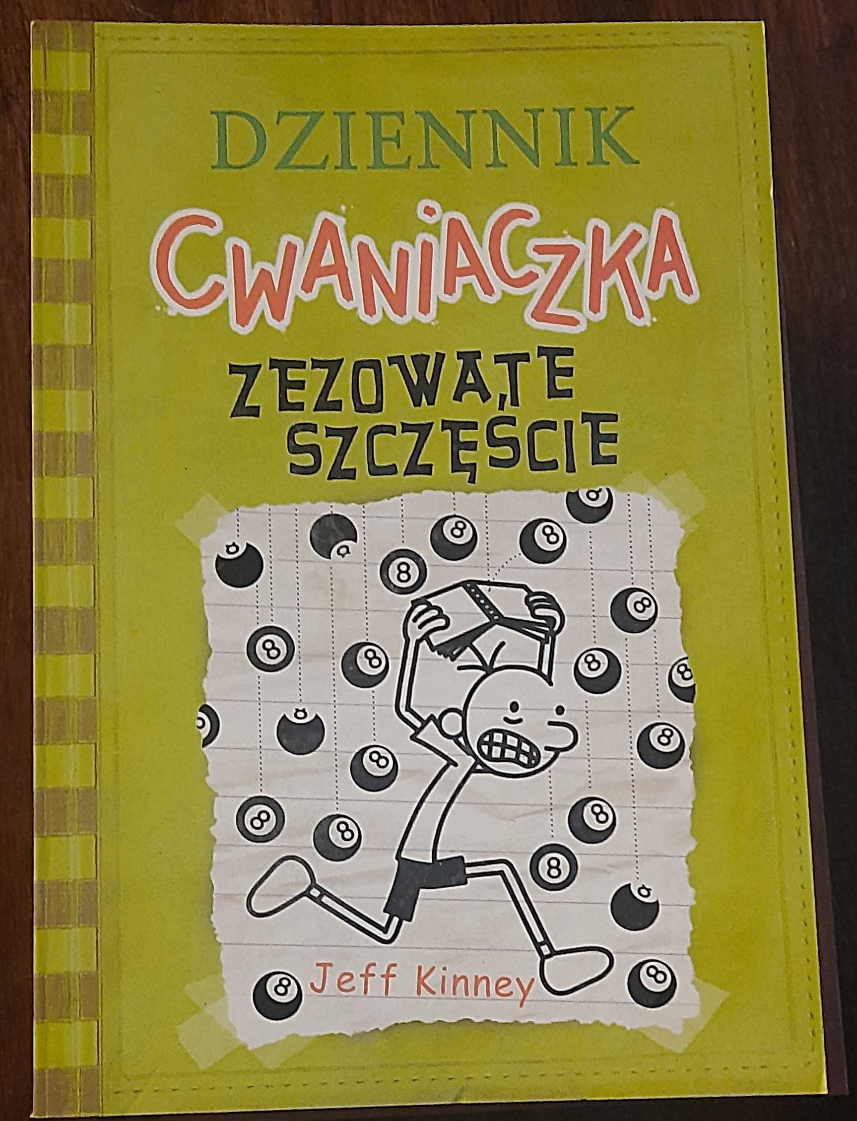 książka dla dzieci pt. "Dziennik cwaniaczka. Zezowate szczęście"