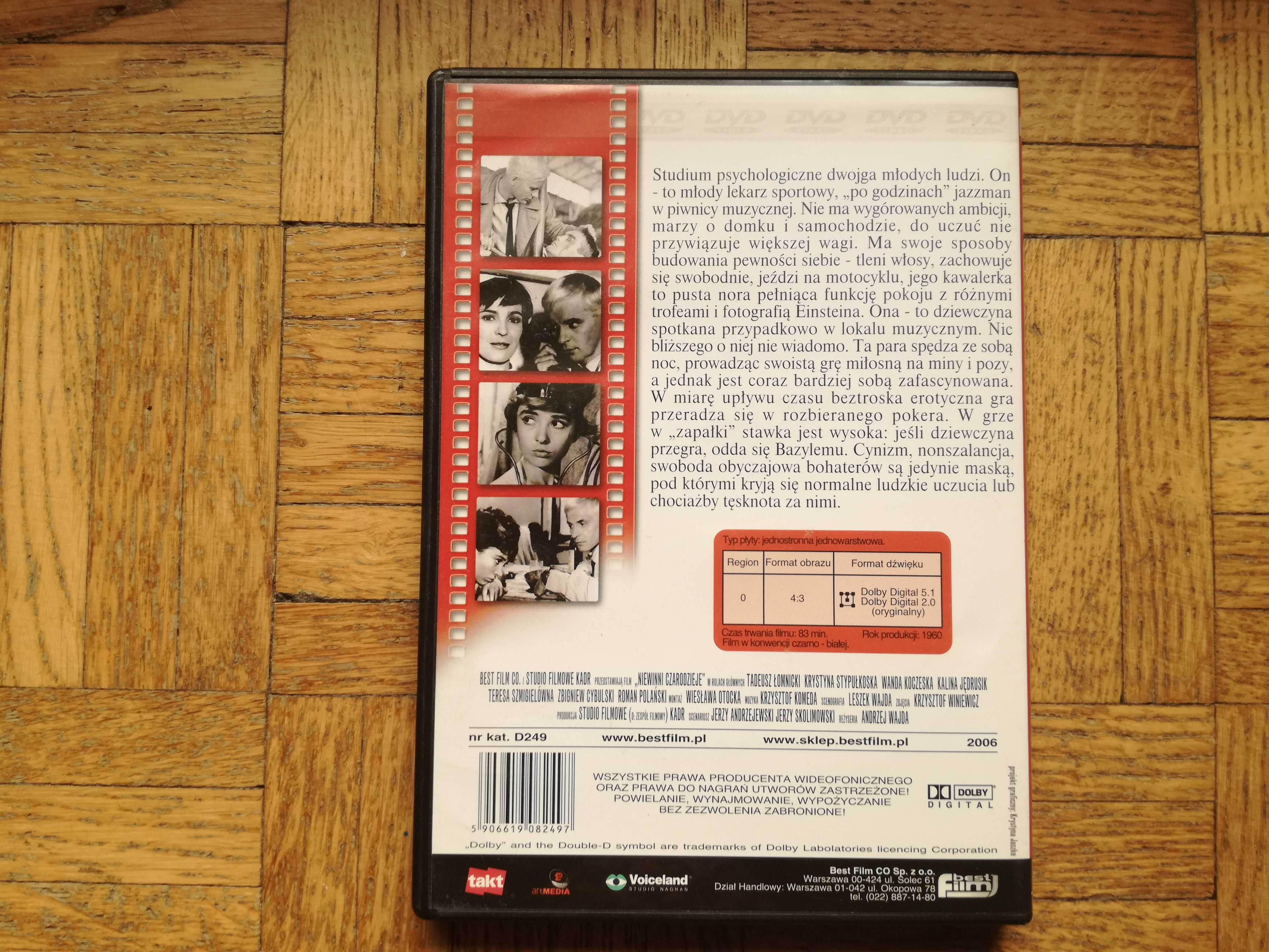 Niewinni czarodzieje (1960), film DVD