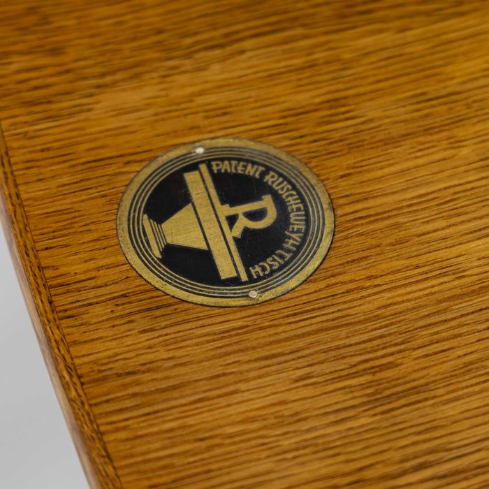 Meble art deco stół krzesła komoda sygnatura WK Mobel Ruscheweyh Tisch